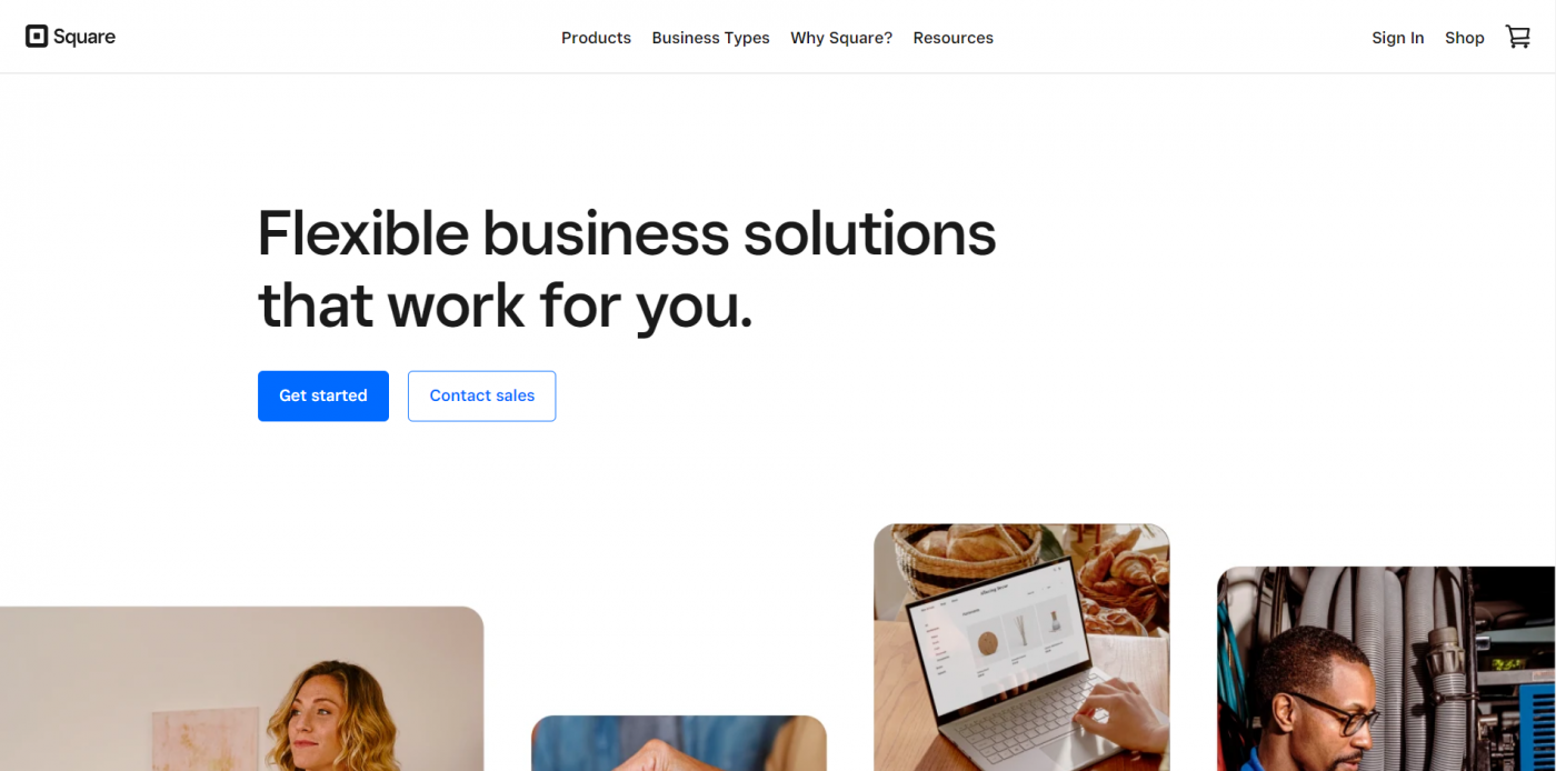 Square home page