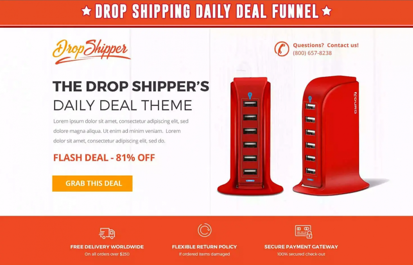 Daily deal funnel template ClickFunnels templates