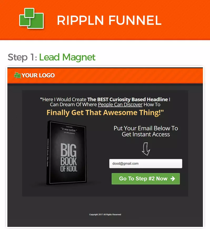 Lead magnet funnel template ClickFunnels templates