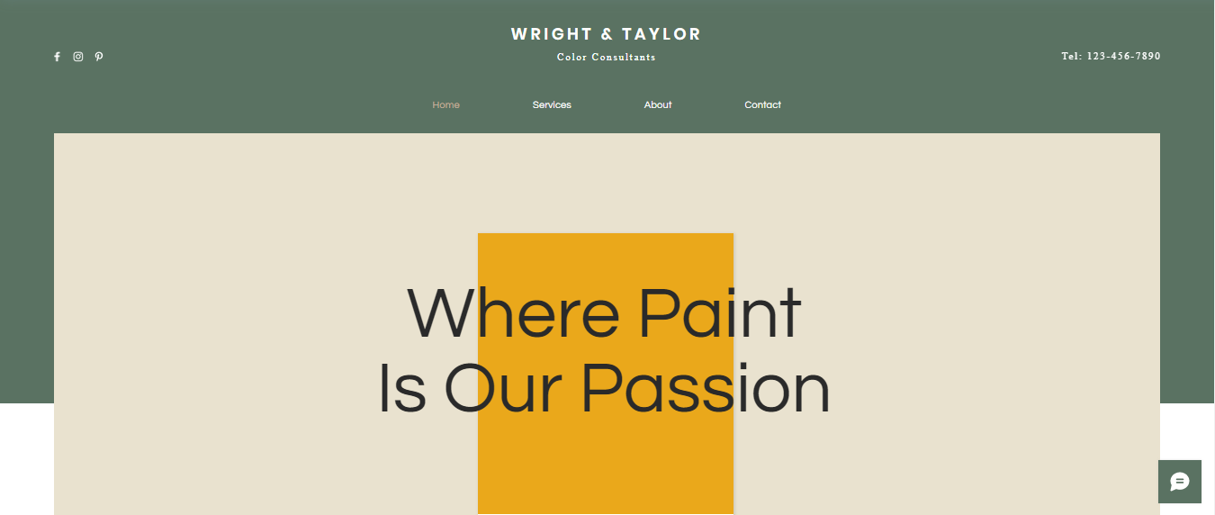 Wix Templates wright and taylor