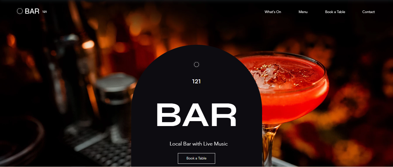 Wix Templates bar