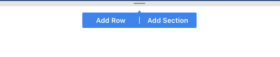 Adding a section or row UI in Swipe Pages