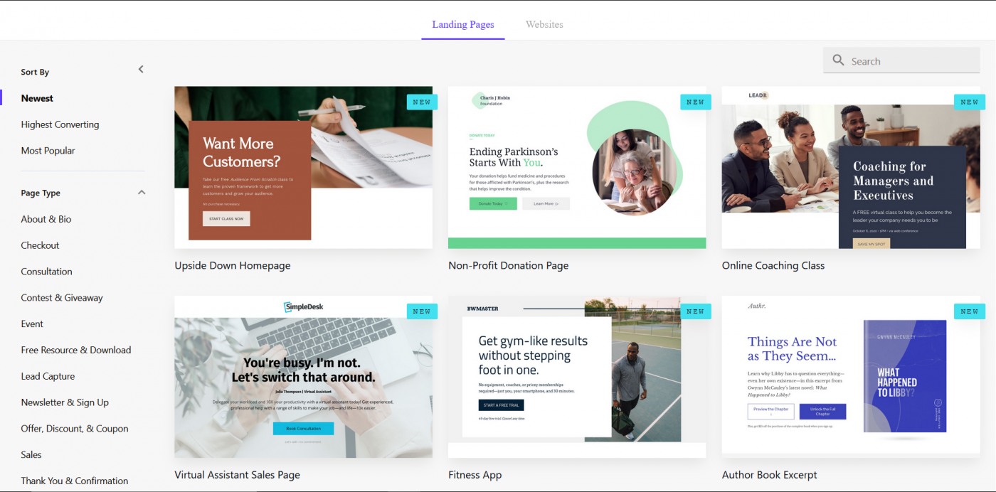 Leadpages templates