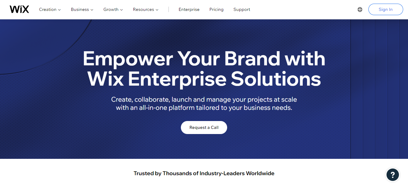 What is Wix: Wix Enterprise