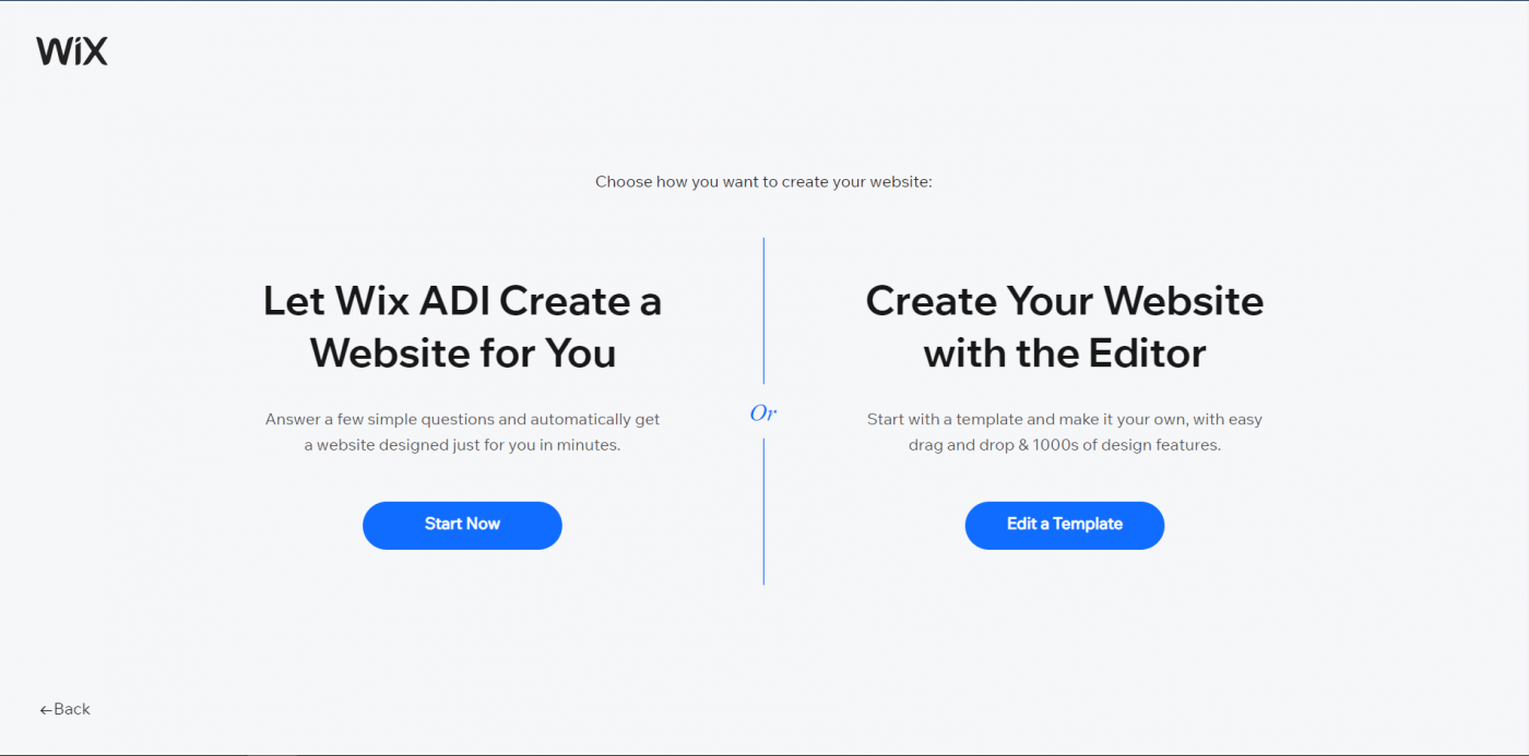 Duda vs Wix: Wix adi editor