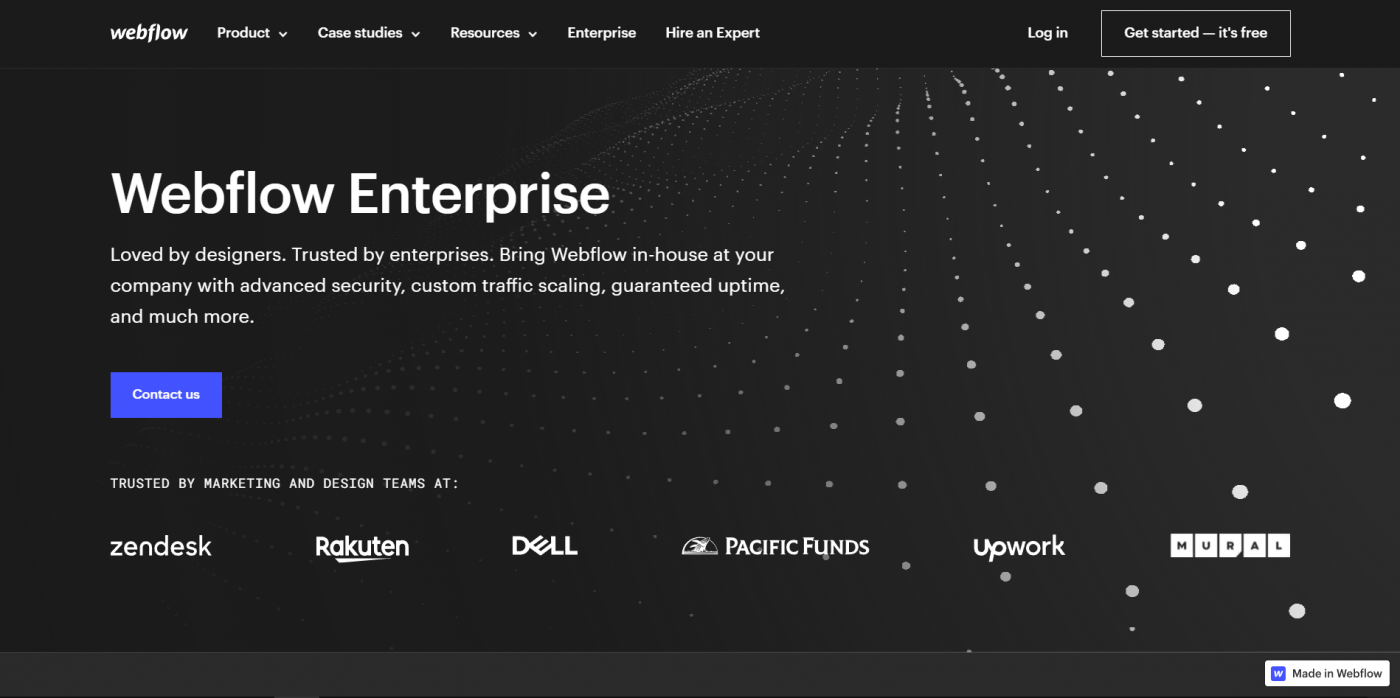 Webflow Enterprise