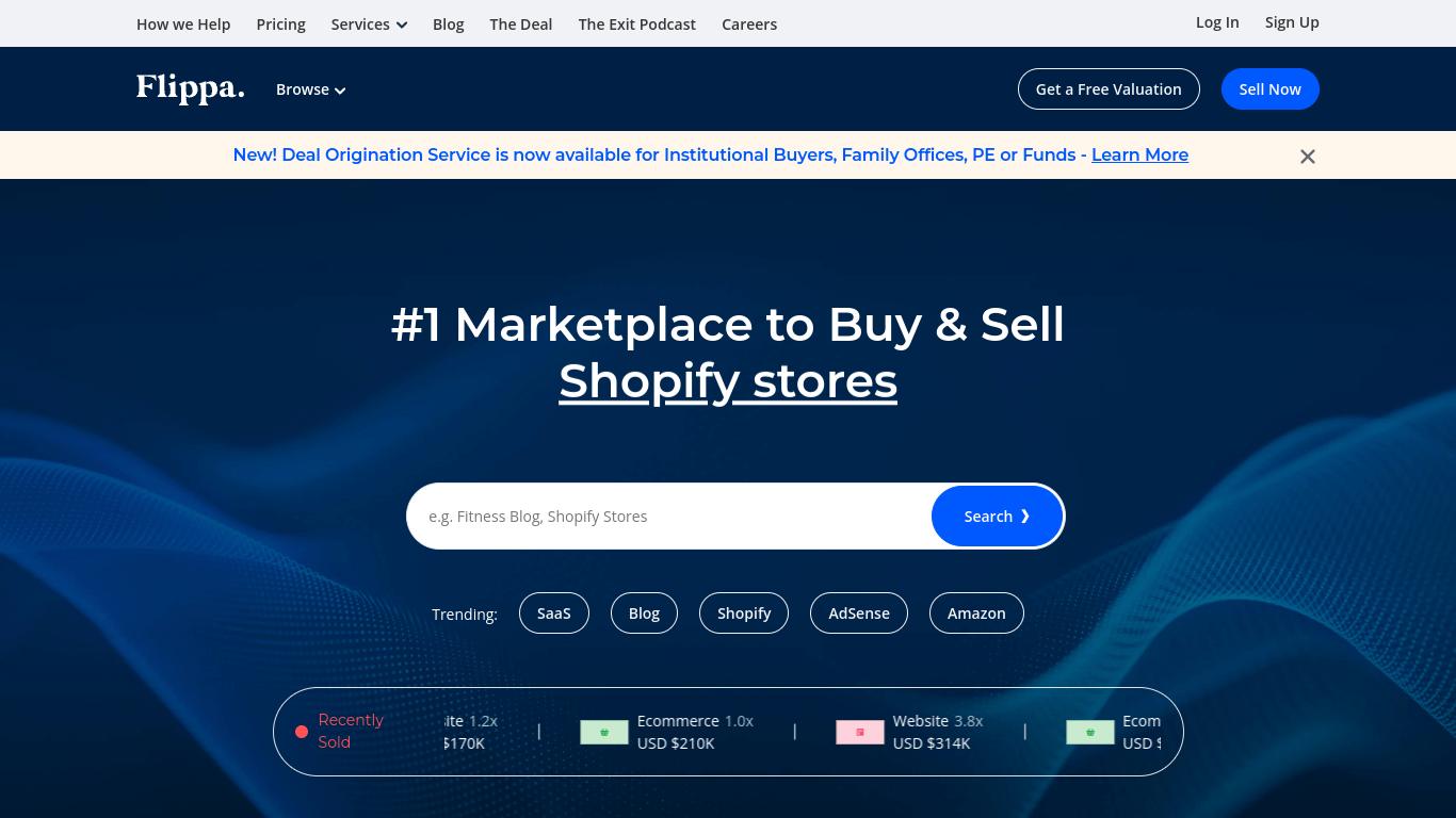 Shopify Exchange Marketplace