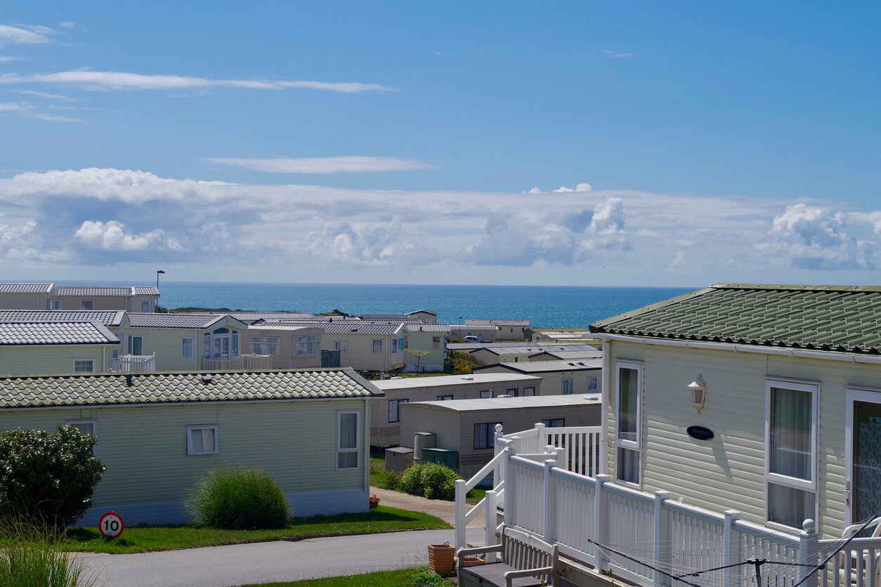 Book a caravan holiday with a sea view