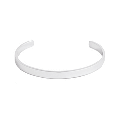 Classic bangle in sterling silver