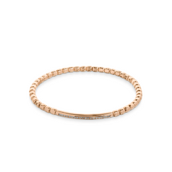 Luxe White Diamond bracelet in 18k rose gold