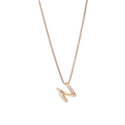 Rose gold plated sterling silver Apex necklace