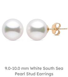 Mother's Day Gift Guide White South Sea Studs