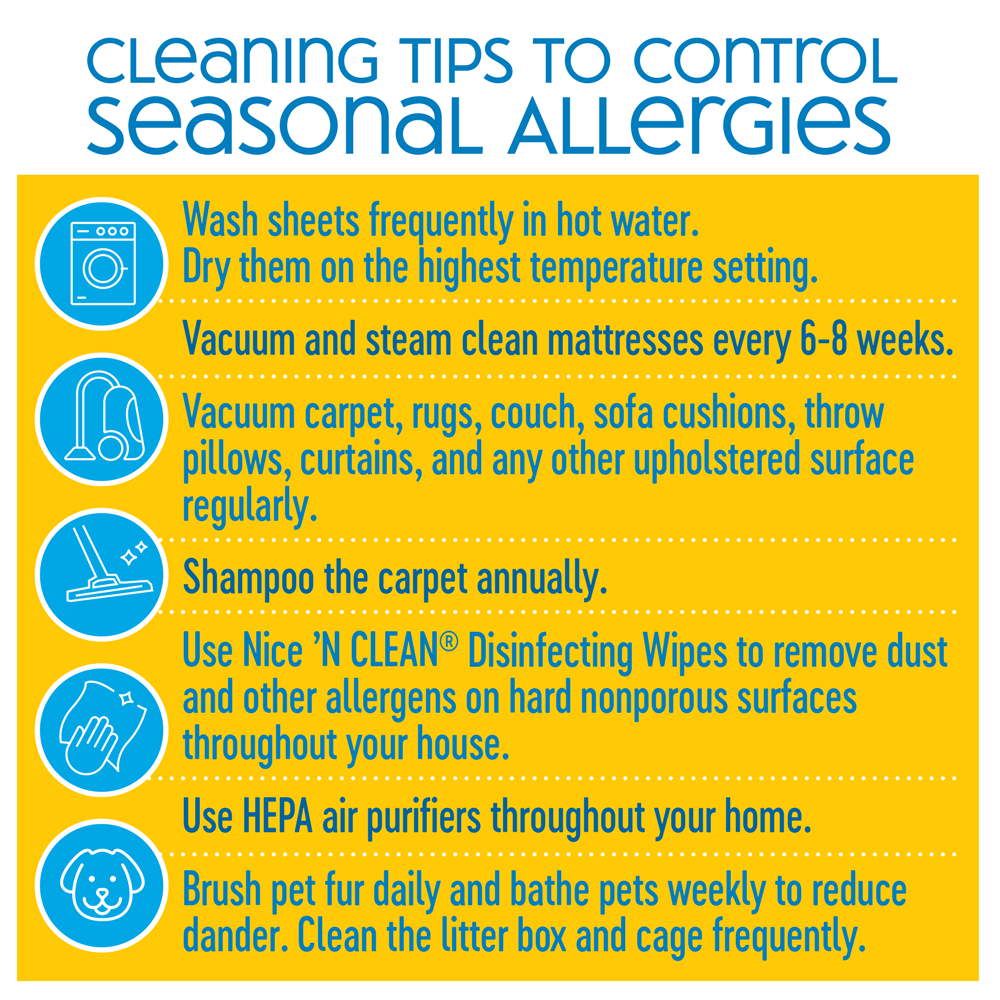 Cleaning Tips for Seasonal Allergies