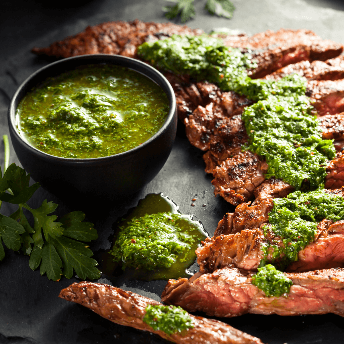 Picture of Grilled Flank Steak with Chimichurri