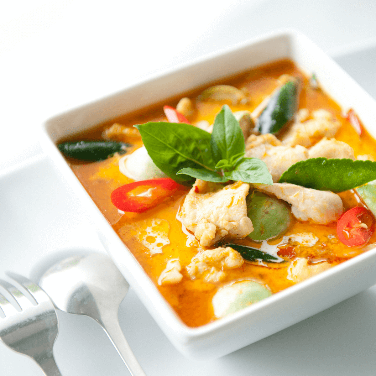 Picture Thai Red Curry Chicken and Vegetables 