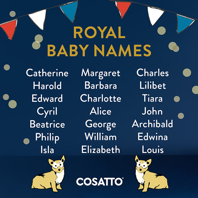 cosatto royal baby names
