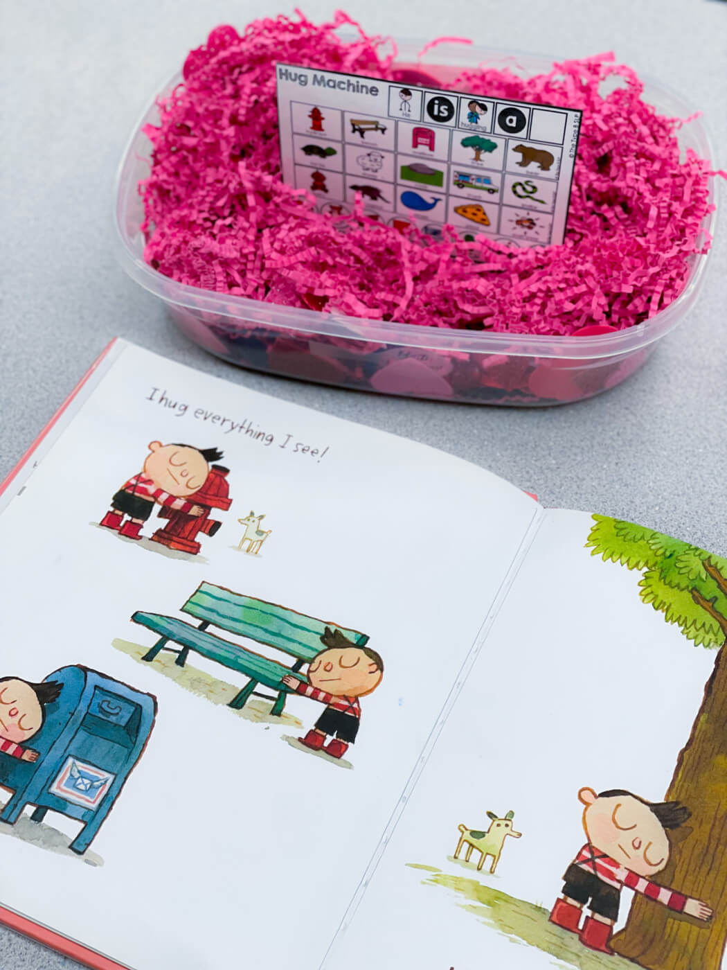Valentines Day - Seasonal Book Companion Visuals for Speech Therapy: Hands-On Play Based Learning