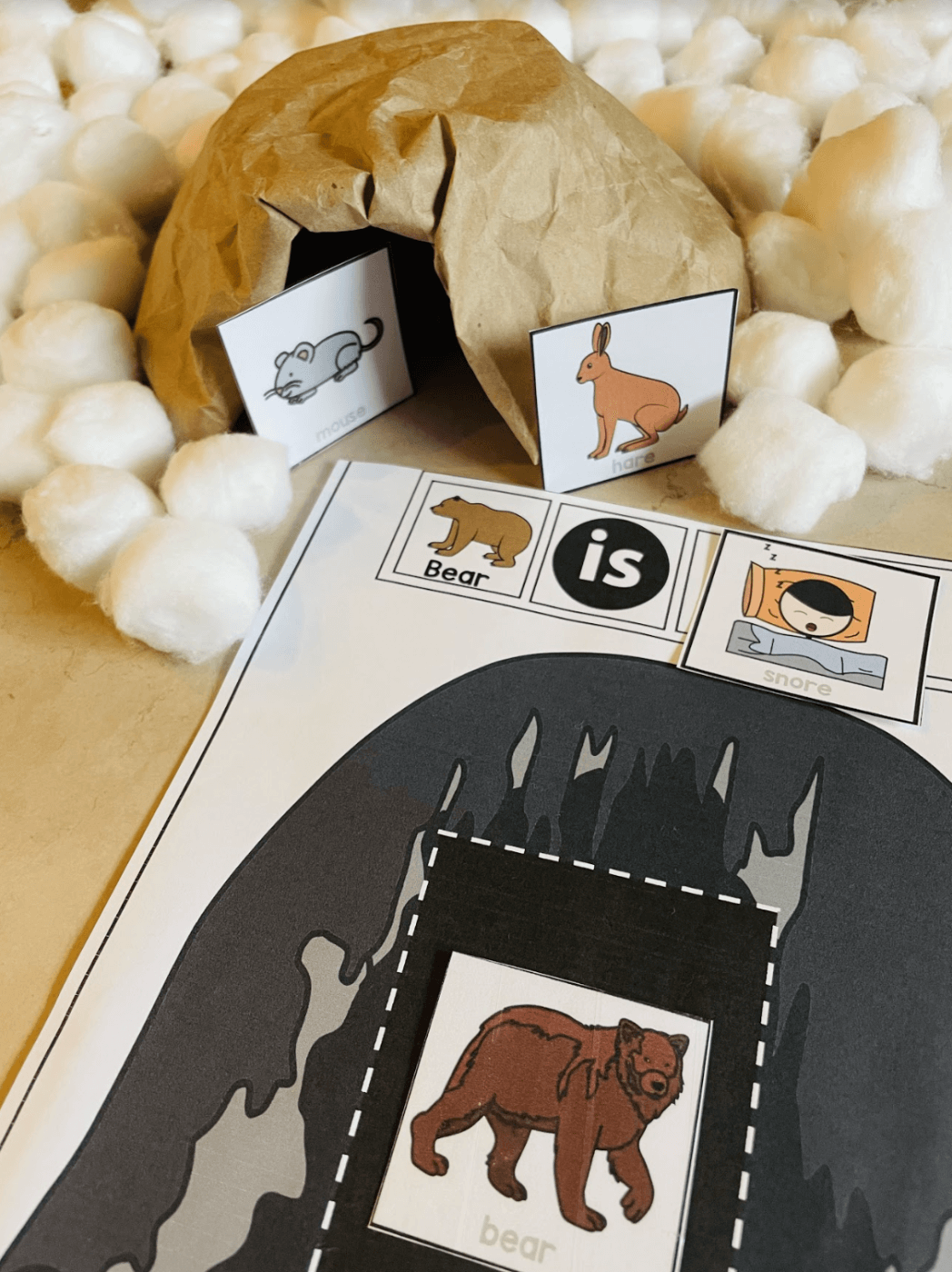 Winter - Seasonal Book Companion Visuals for Speech Therapy: Hands-On Play Based Learning