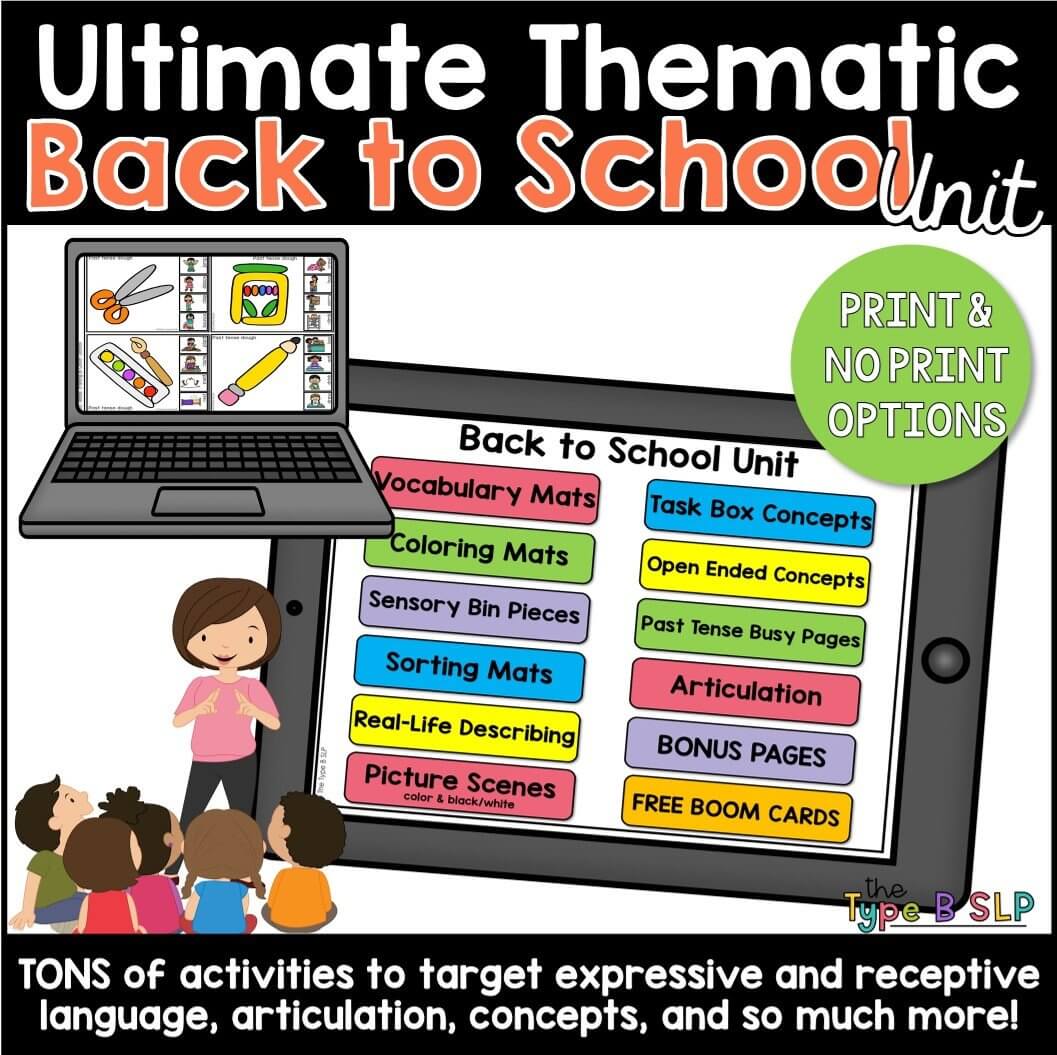 ultimate back to school unit
