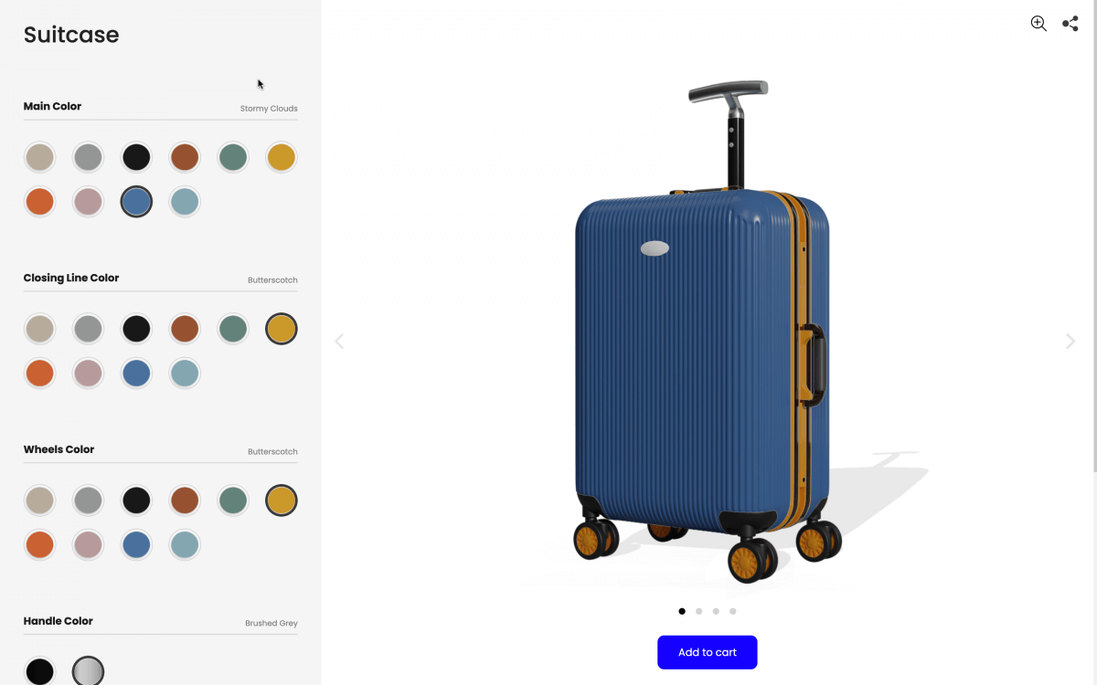 luggage customizer app