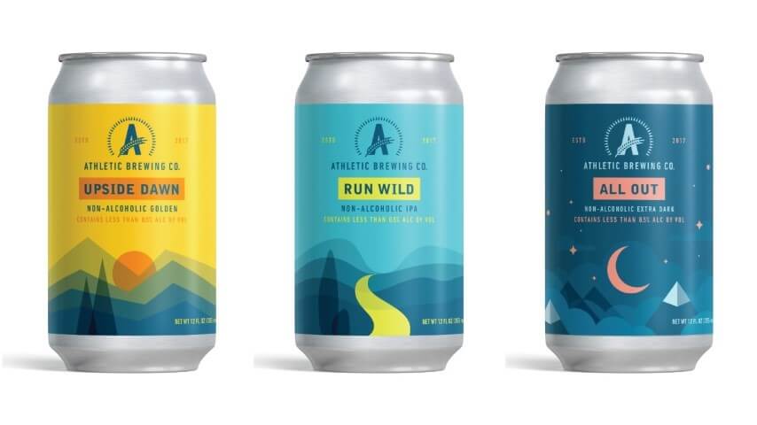 Athletic Brewing Company Non Alcoholic Beer Cans