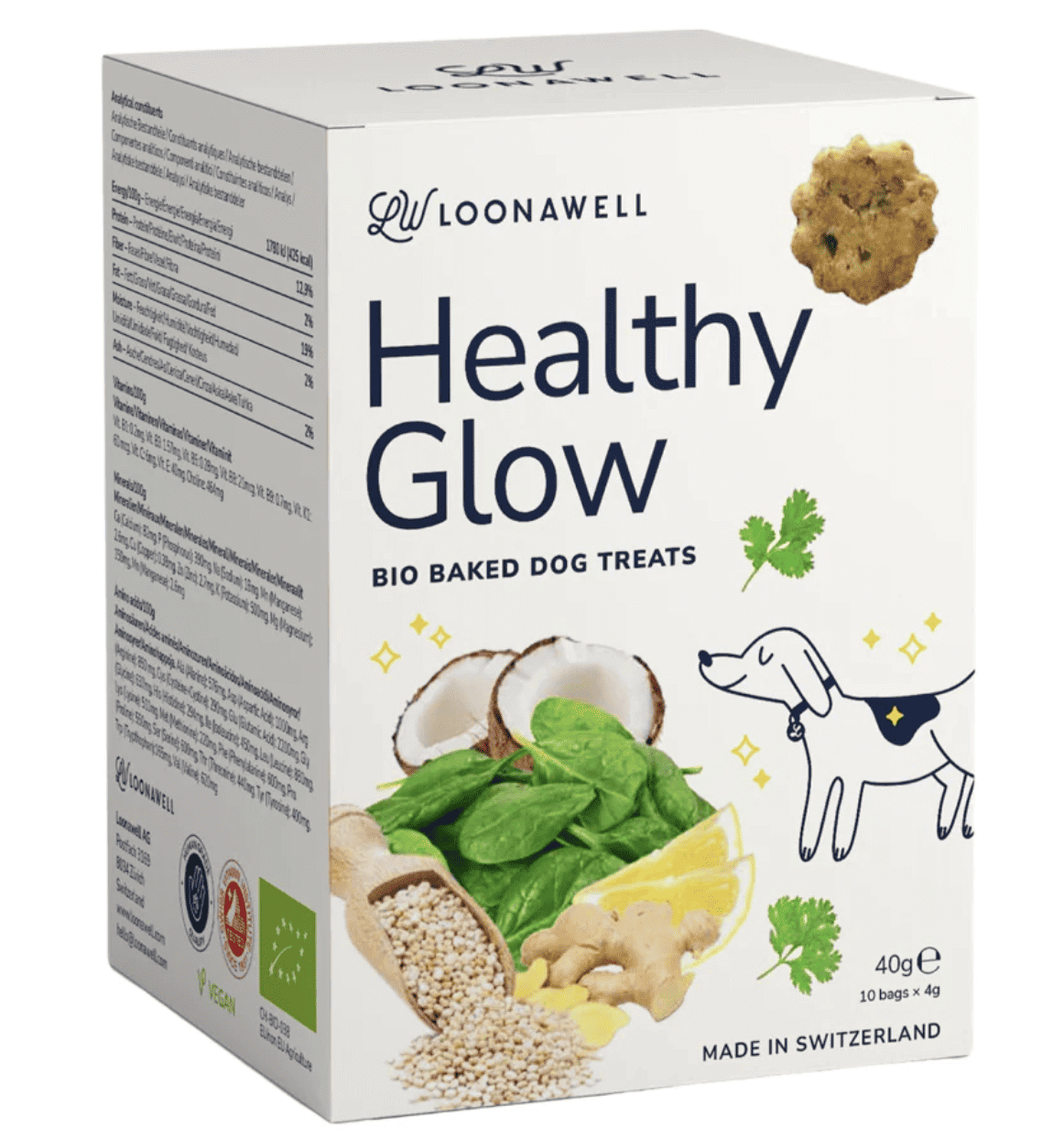 LOONAWELL Healthy Glow Organic Dog Treats