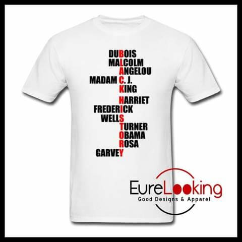 african-american t-shirts black history leaders