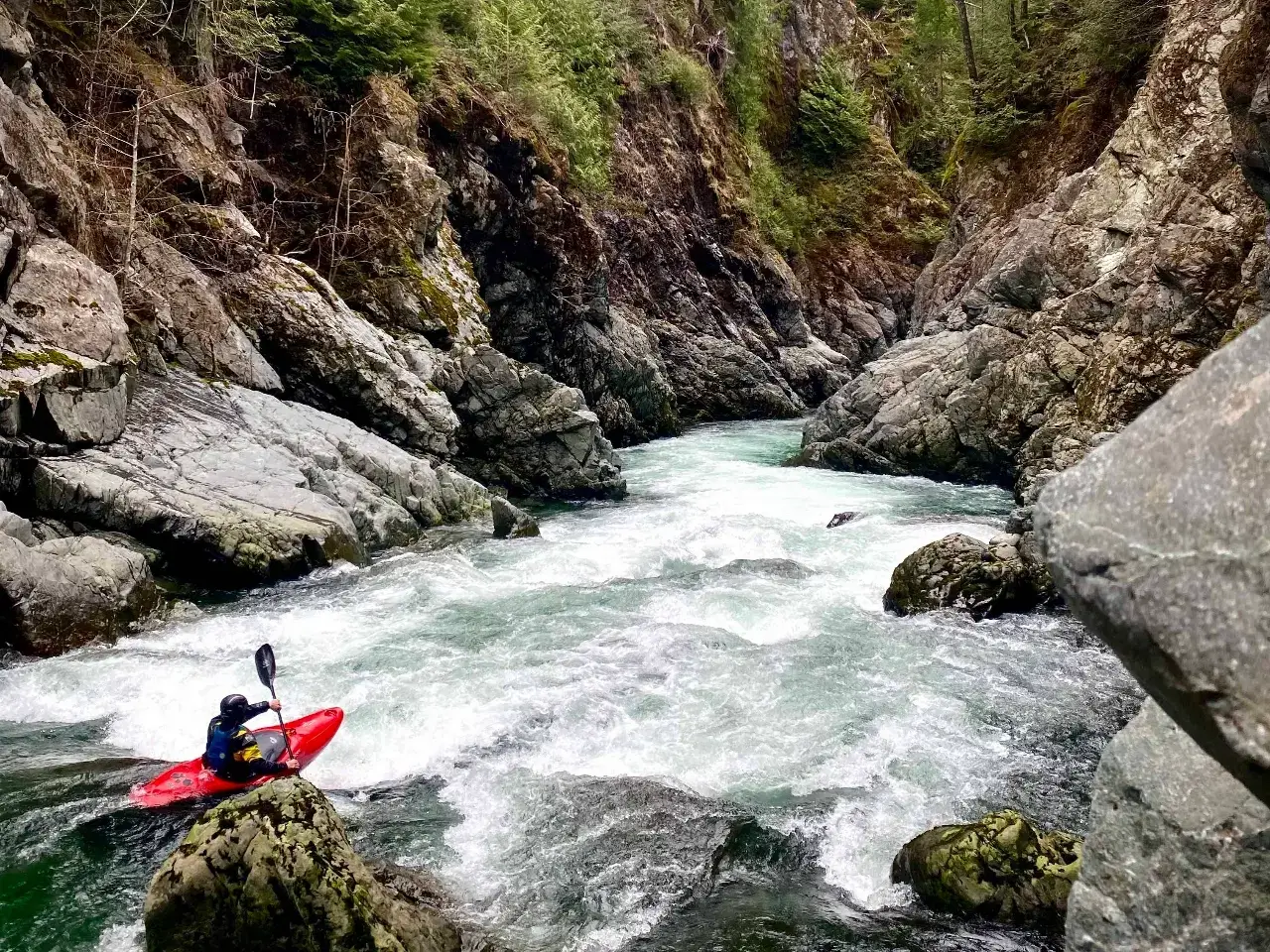 lower gordon river kayaking vancouver island