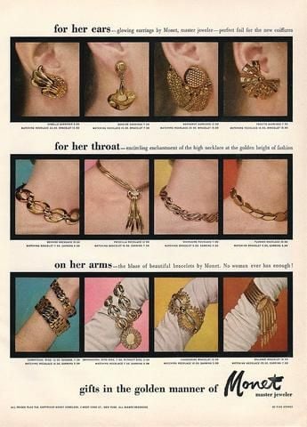 Monet Jewelry Holiday Gifts Ad