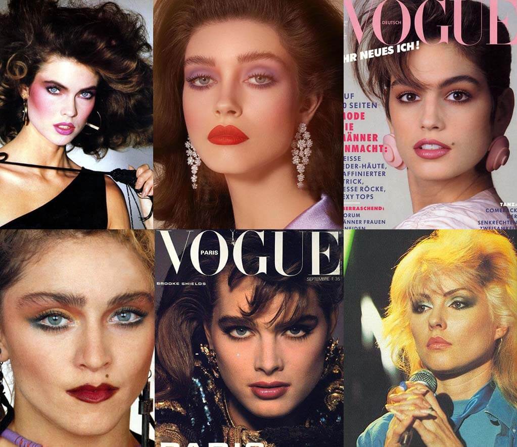 80s makeup fashion trends women