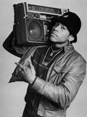 80s Fashion Icons -  LL Cool J kangol hats boombox