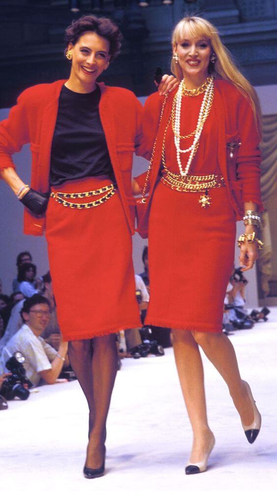 80s Jewelry Fashion Week in the 1980s Ines de la Fressange and Jerry Hall 