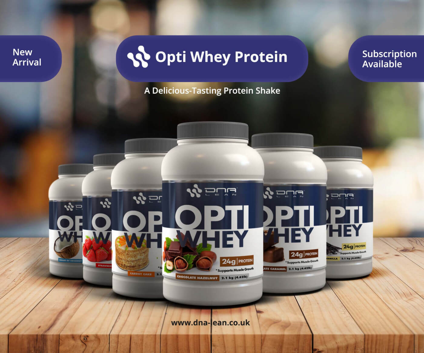 DNA Lean Opti-Whey - Premium Whey Protein powder
