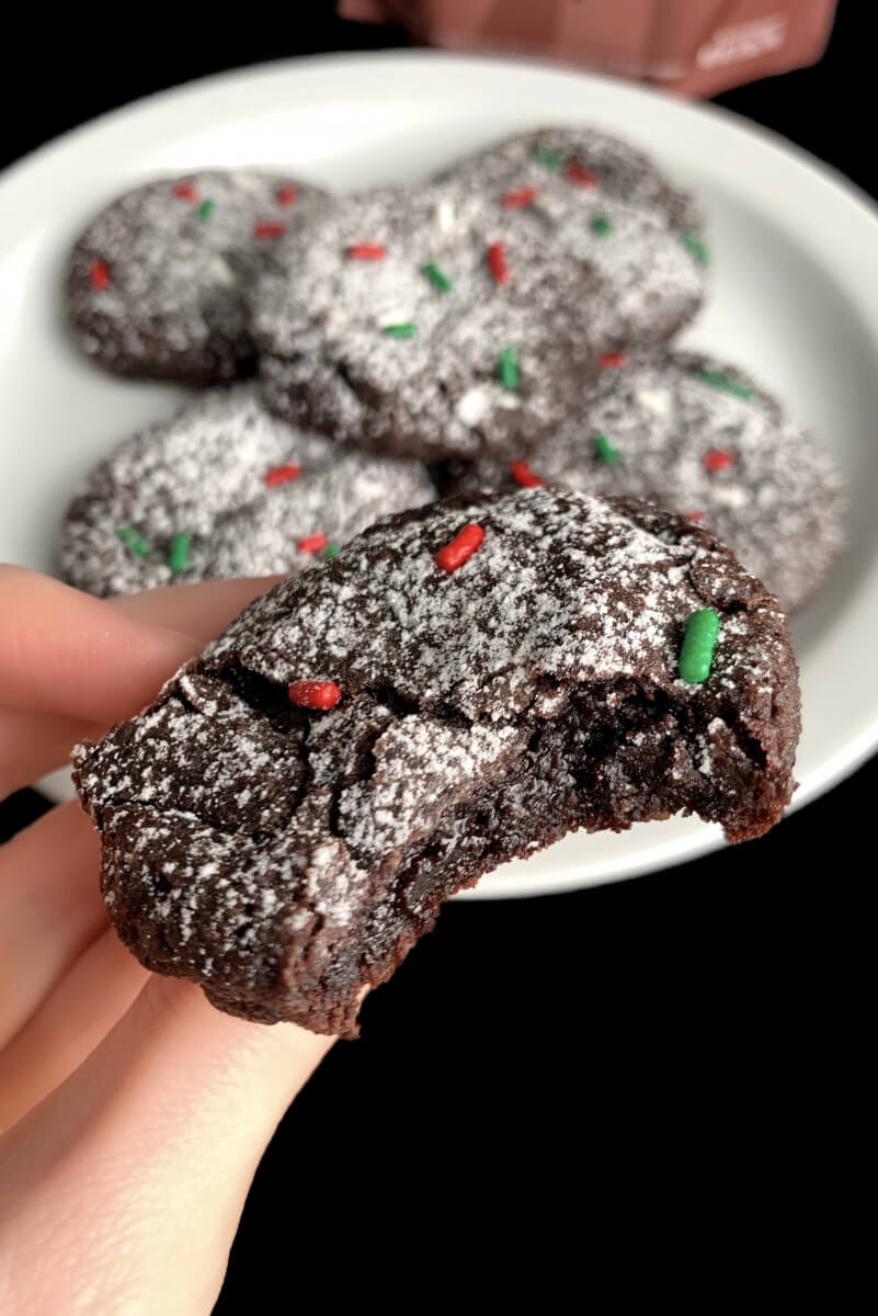 Keto Crinkle Cookies