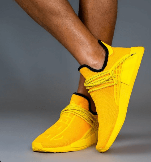 Cruel voltereta Admisión Adidas NMD HU Pharrell Human Race Yellow – YankeeKicks Online