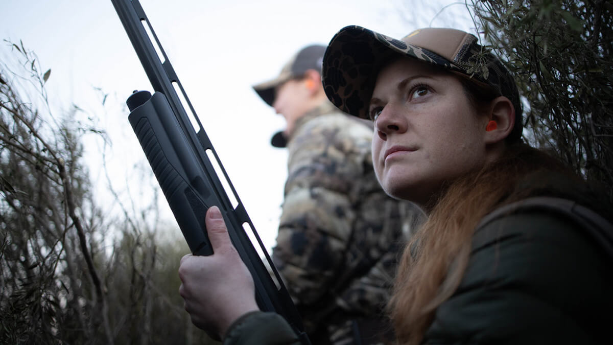 Courtney Nicolson hunts the Migration in Colorado on a piece of land managed for ducks.