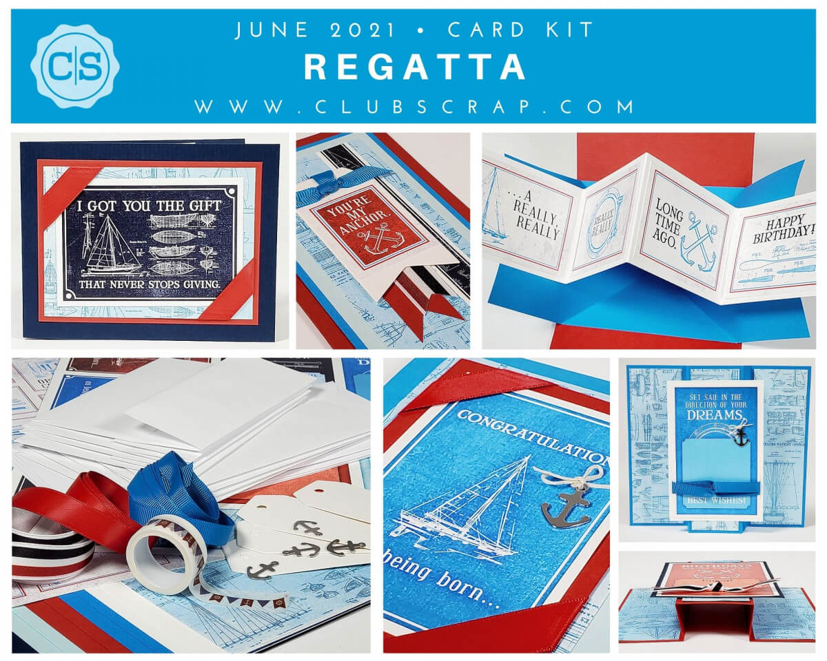 Regatta Card Kit Spoiler by Club Scrap #clubscrap