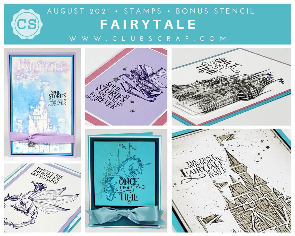 Fairytale Spoiler - Stamps and Stencil by Club Scrap #clubscrap