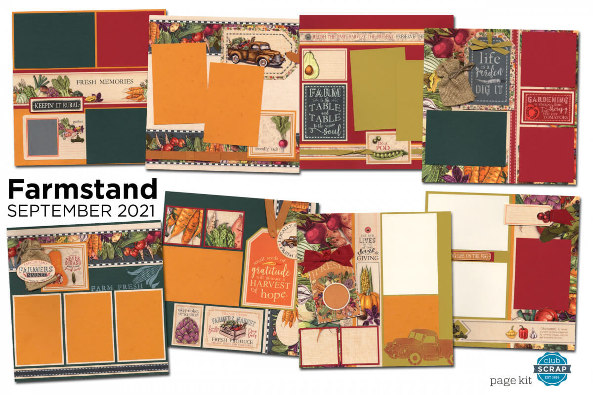 Farmstand Page Kit by Club Scrap #clubscrap