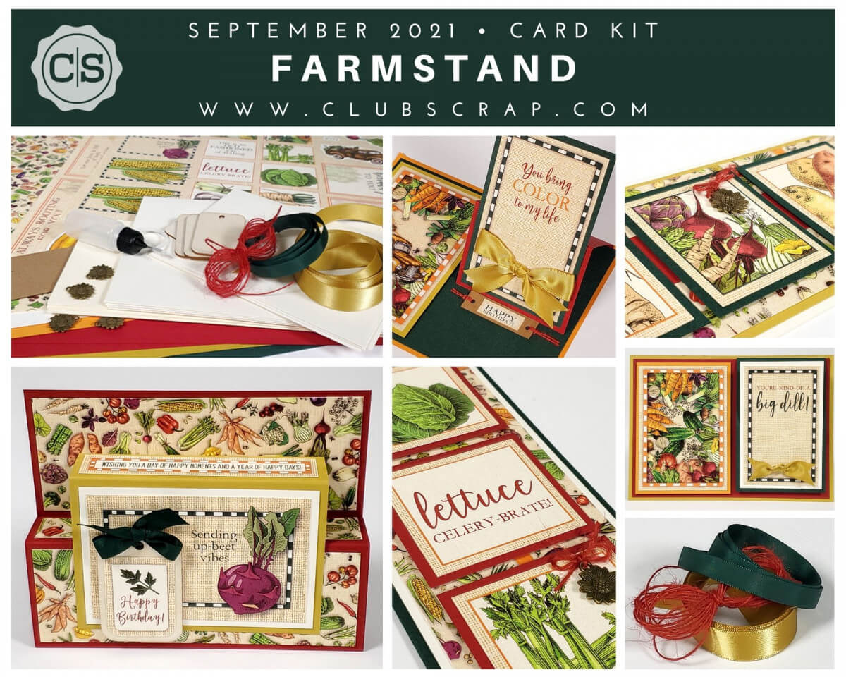 Farmstand Spoiler - Card Kit by Club Scrap #clubscrap