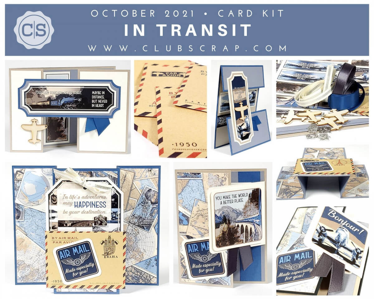 In Transit Spoiler - Card Kit by Club Scrap #clubscrap