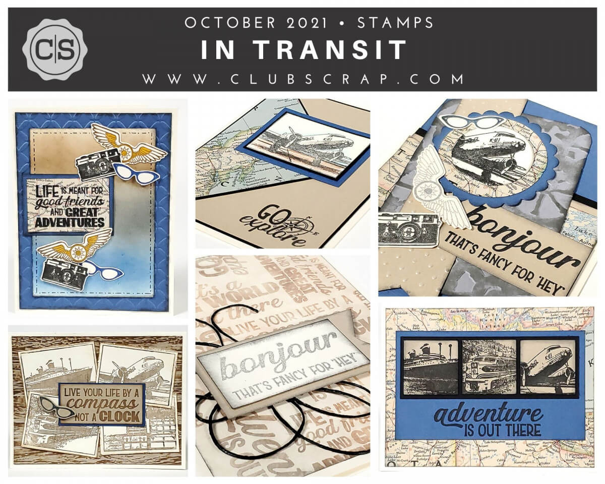 In Transit Spoiler - Stamps by Club Scrap #clubscrap