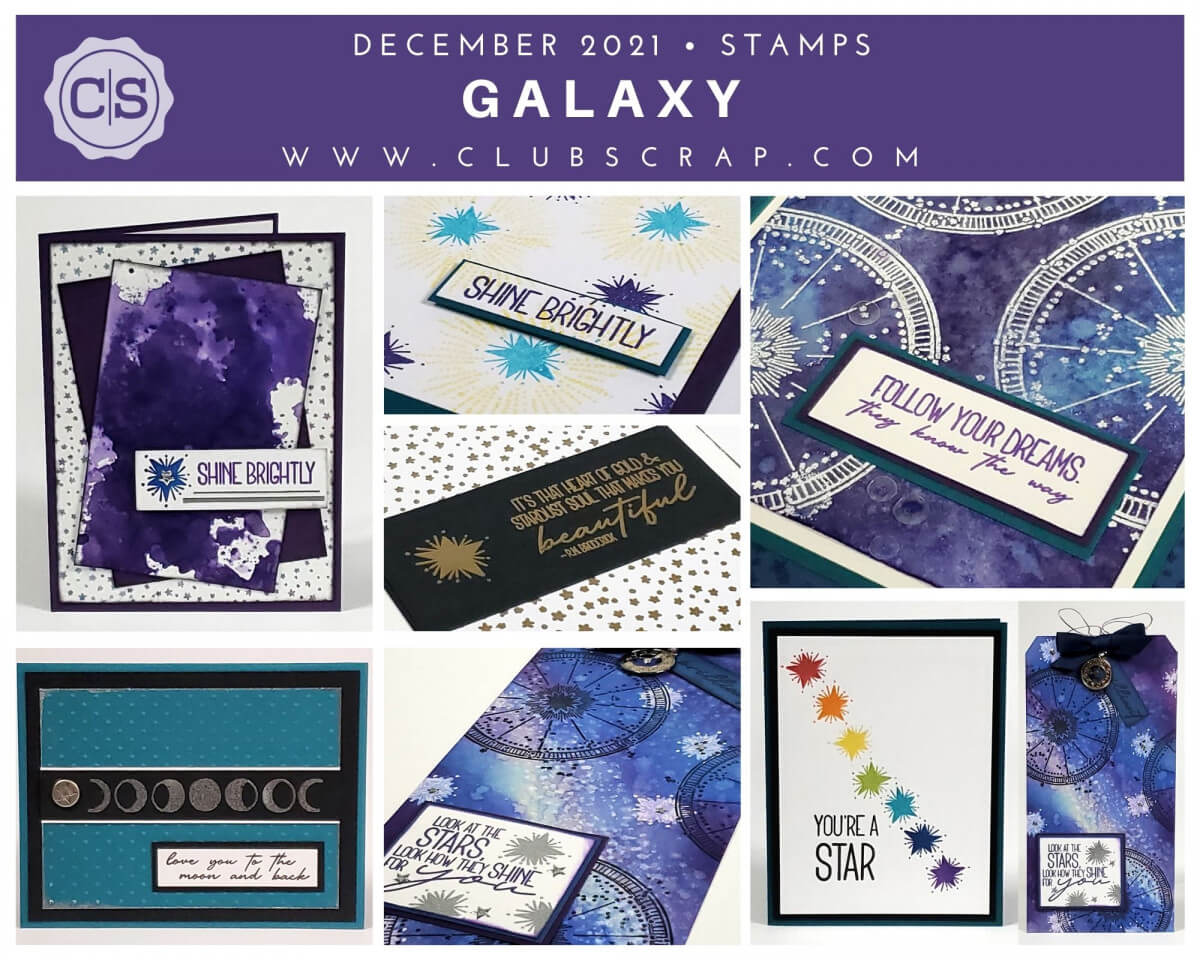 Galaxy Spoiler - Stamps #clubscrap