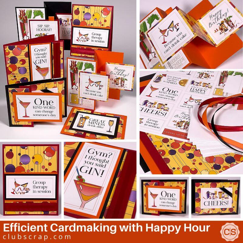 6 in 60 Card Kit - Happy Hour