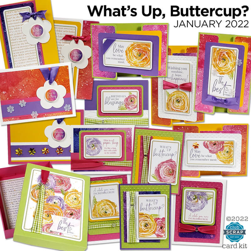 What's Up, Buttercup? Card Kit by Club Scrap #clubscrap