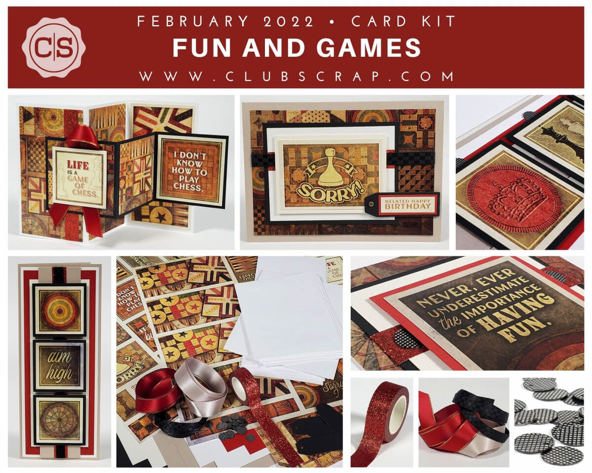 Fun and Games Spoiler - Card Kit by Club Scrap #clubscrap