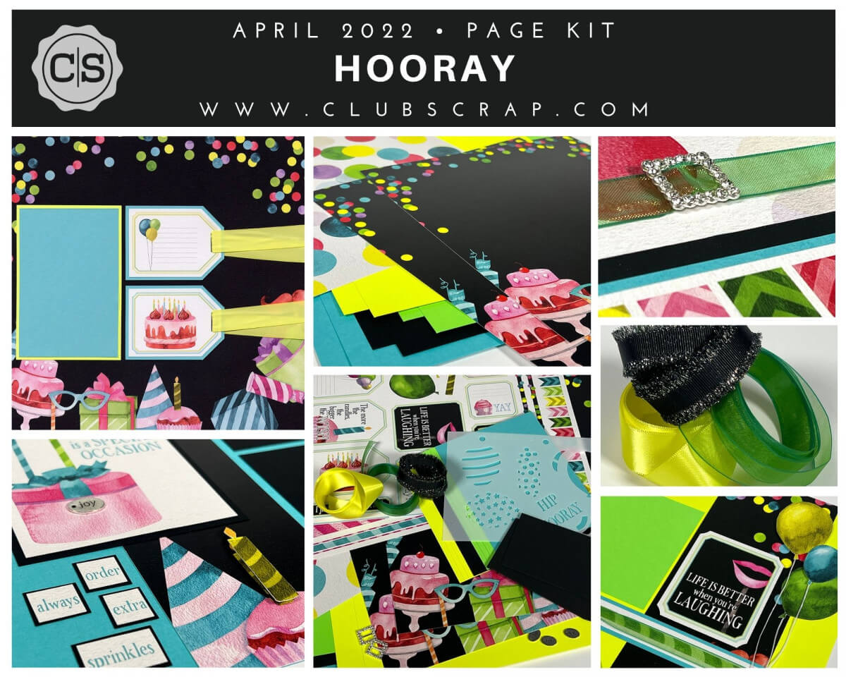 Hooray Spoiler - Page Kit by Club Scrap #clubscrap