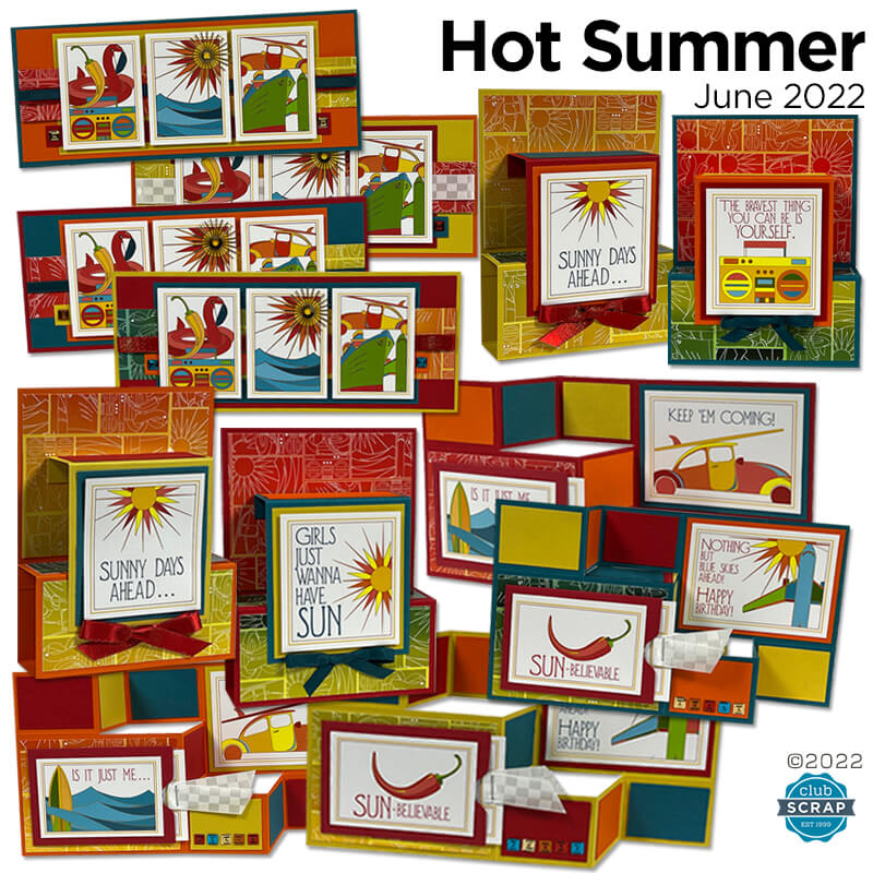 Hot Summer Card Kit by Club Scrap #clubscrap