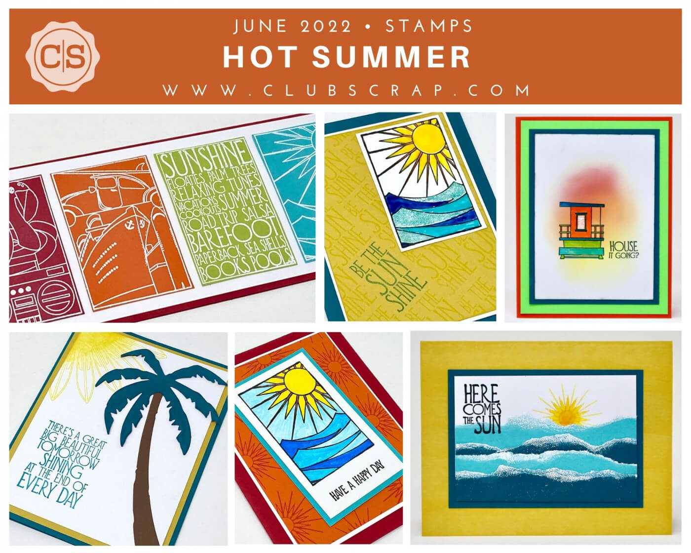 Hot Summer Spoiler - Stamps by Club Scrap #clubscrap