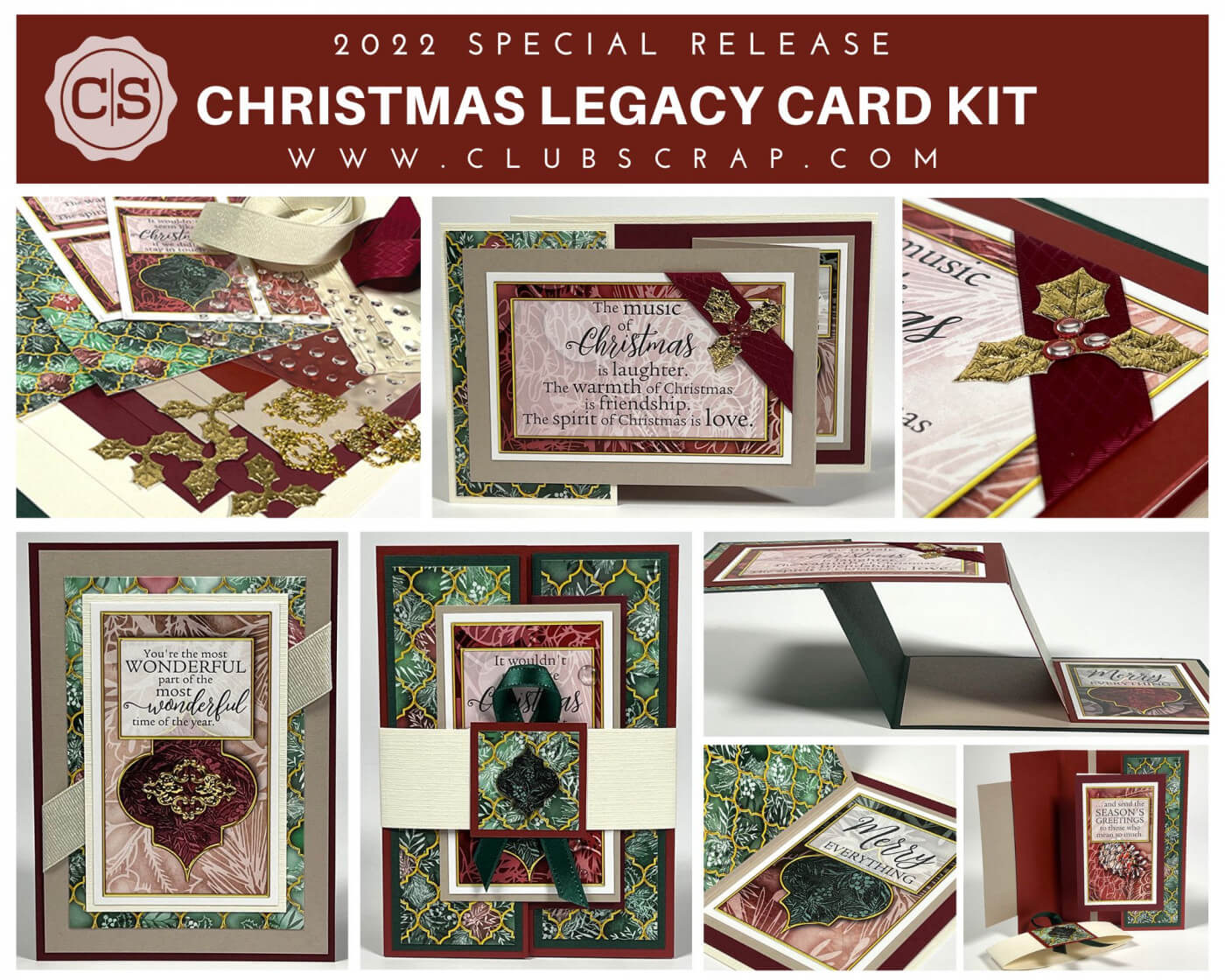 Christmas Legacy - Card Kit #clubscrap